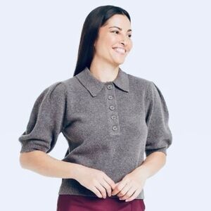 a new day Women’s Gray Pullover Collared Sweater Size 4X NWT